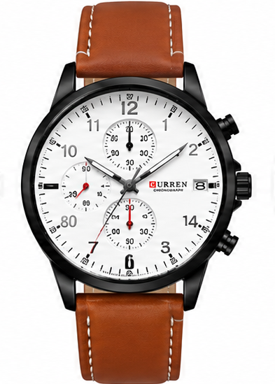 Men's PU Quartz Watch