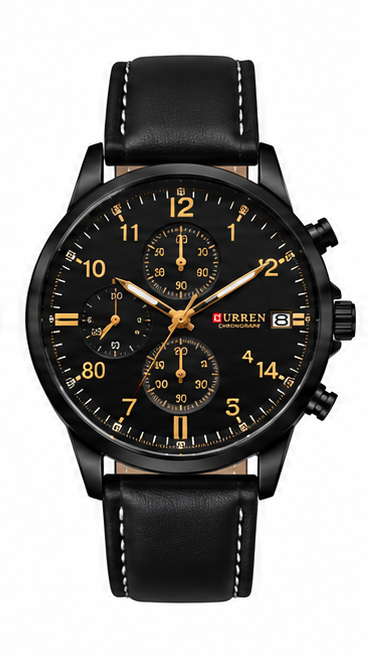 Men's PU Quartz Watch