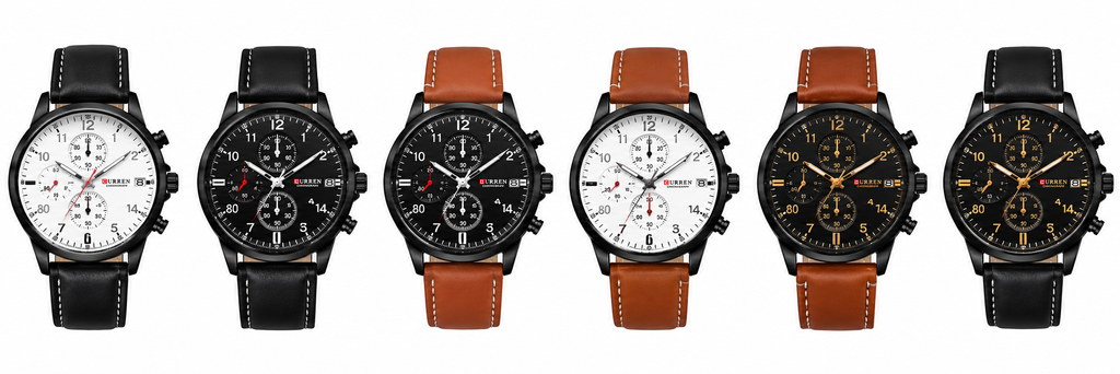 Men's PU Quartz Watch