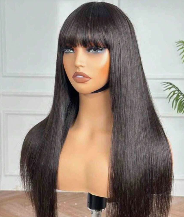 Human Hair Straight Wig Lace Brazilian