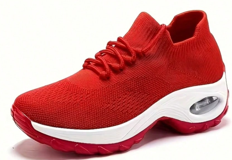 Woman sneaker-Red and Black