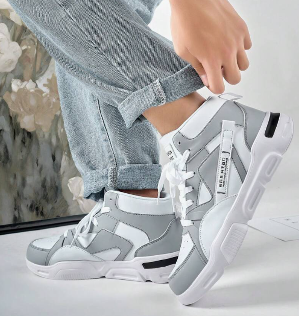 Leather casual shoes-Sneaker