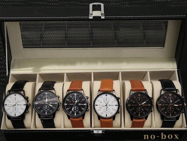 Men's PU Quartz Watch